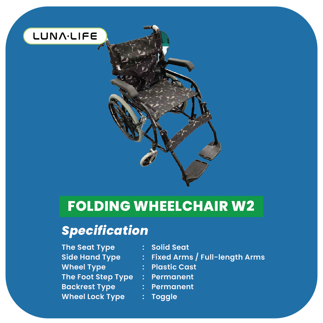 Folding Wheelchair W2